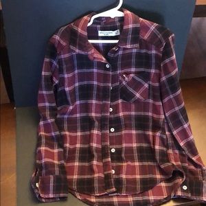 Girls Abercrombie flannel